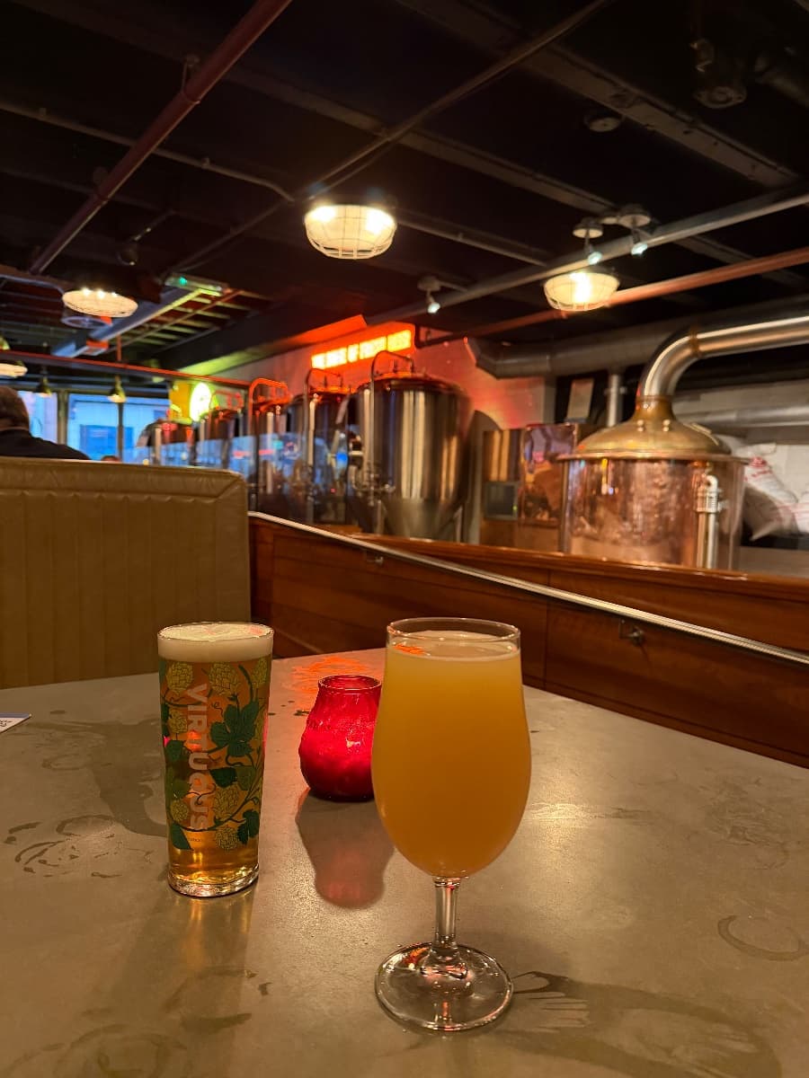 Afternoon beers and food in Leeds 🍻